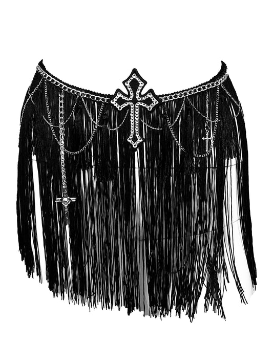 Love Gun Fringe Belt/Skirt
