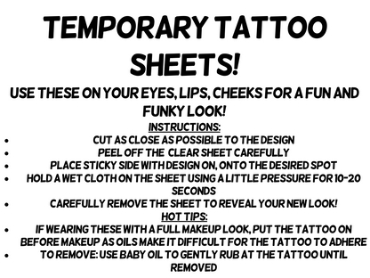 No Fool Temporary Eye Tattoo