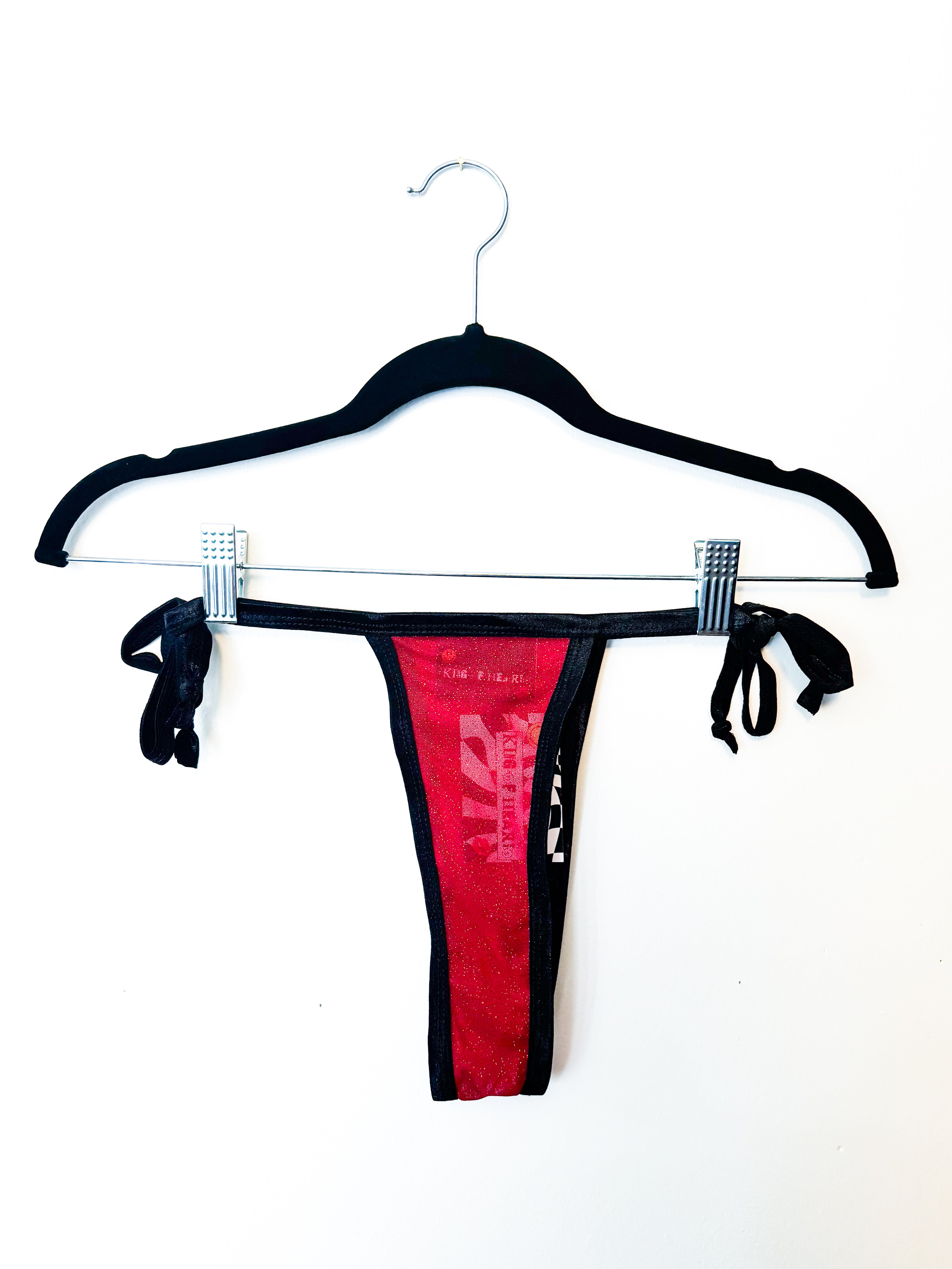 Star Dust Tie Up Thong