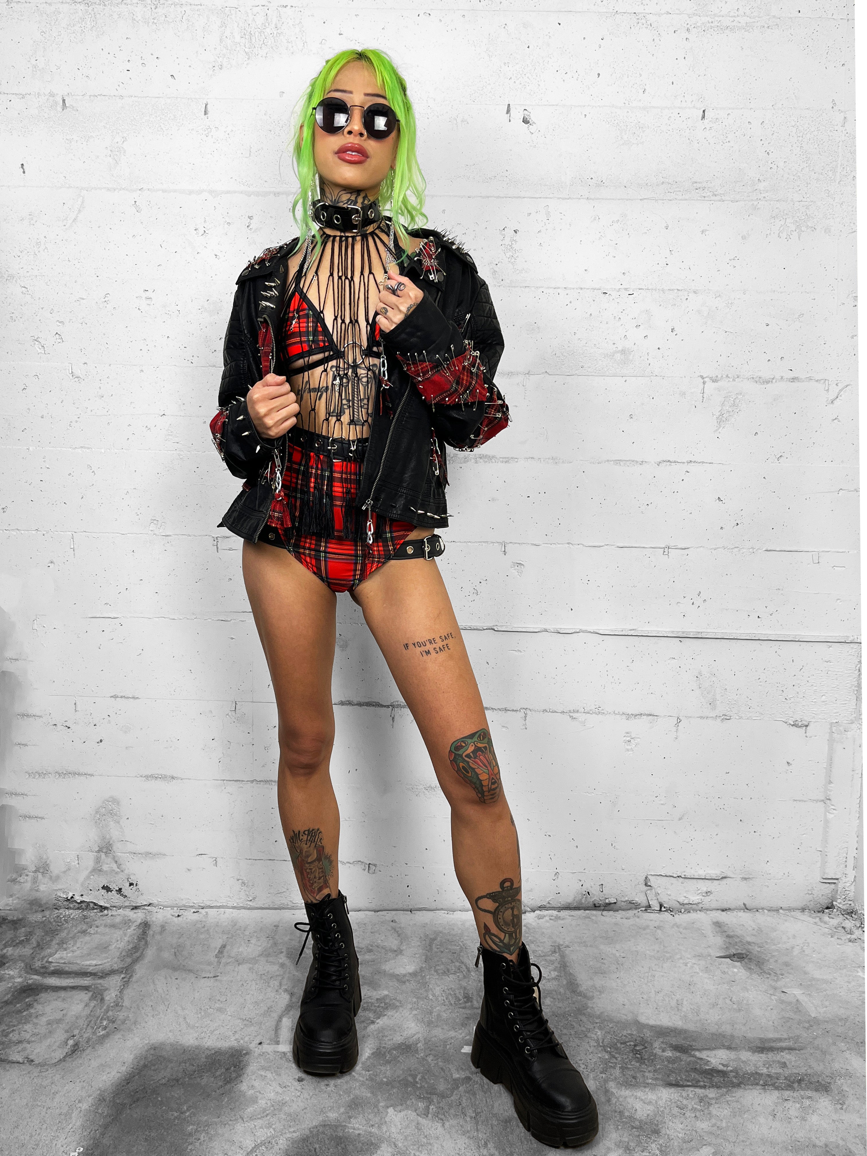 Veste en cuir végétalien Burning Ambition Reworx 