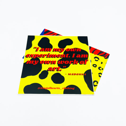 Madonna Quote Sticker