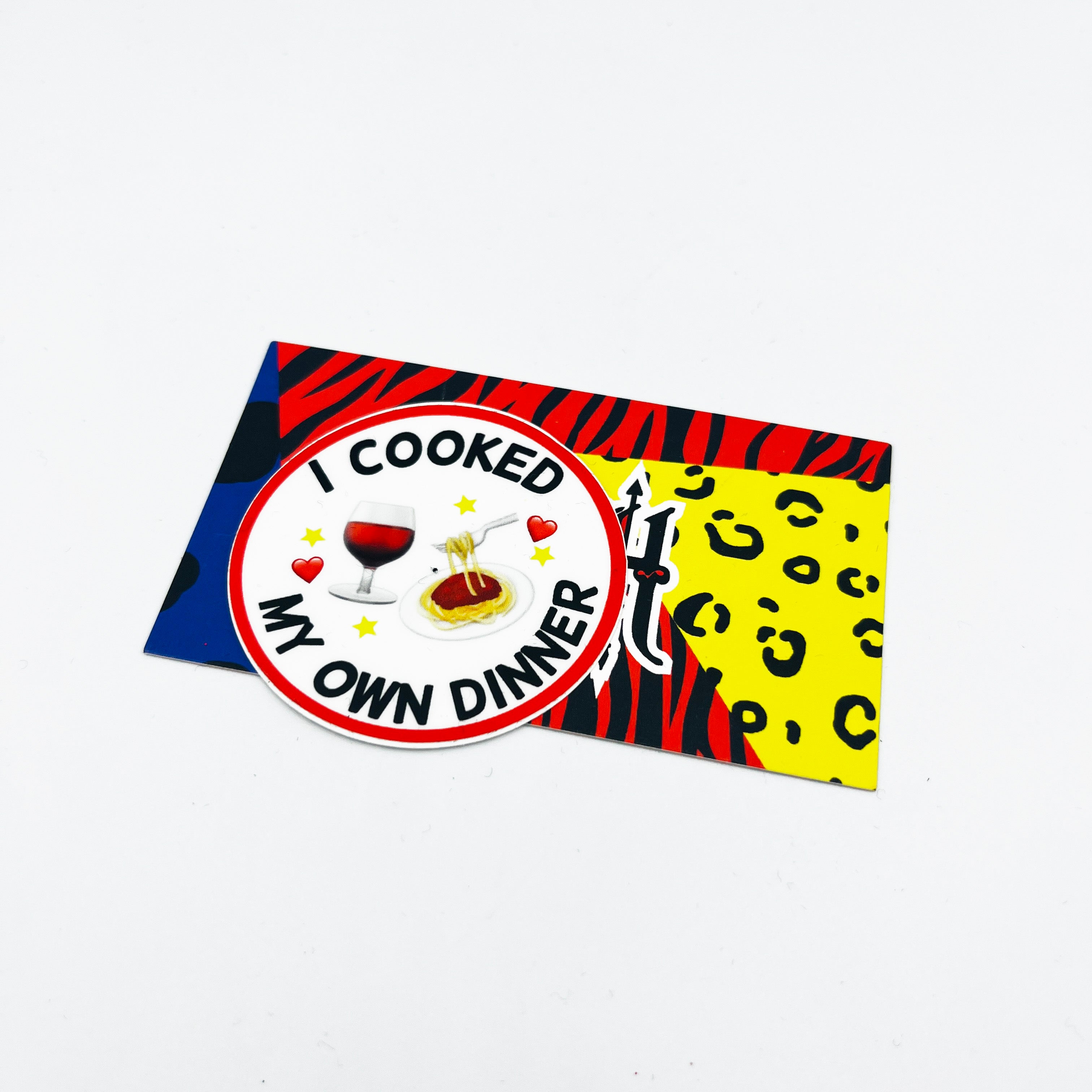 "I Cooked My Own Dinner" Adult Achievements Sticker