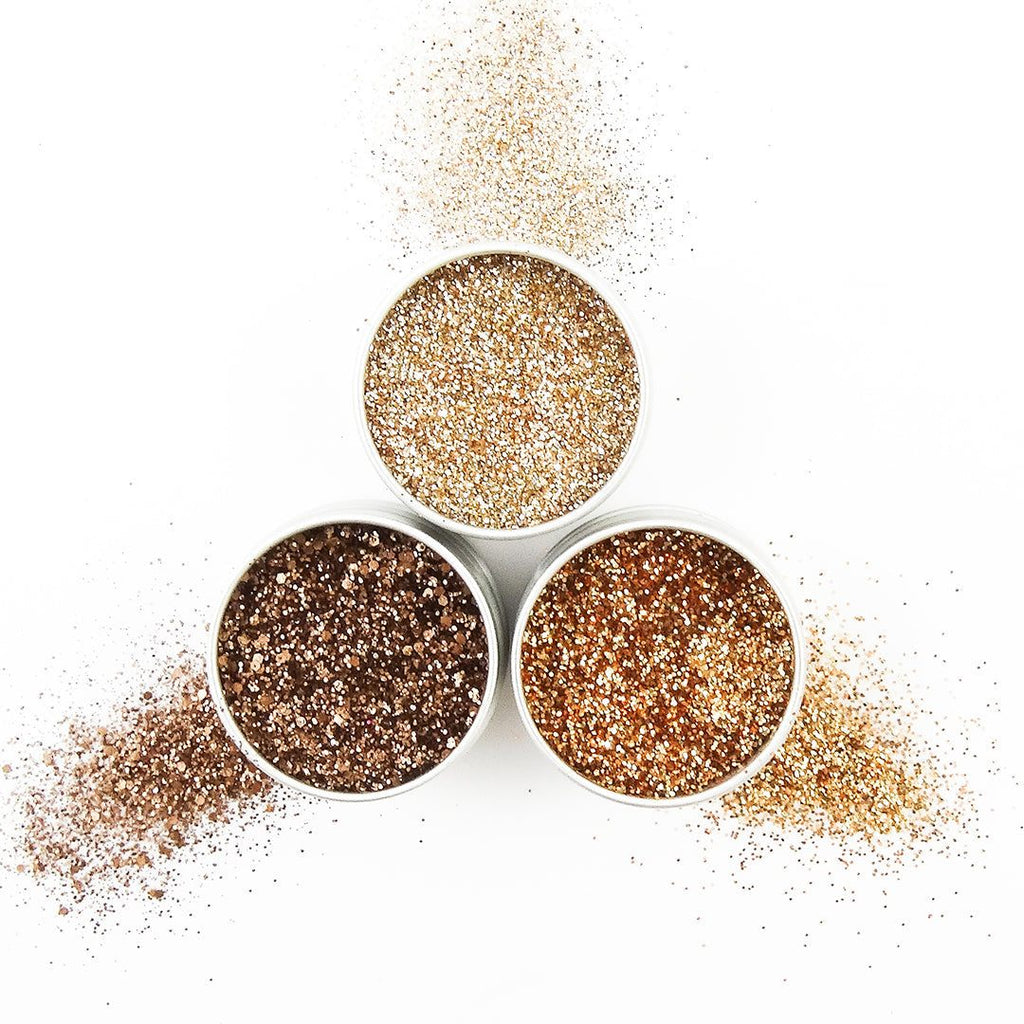 Golden Glow Biodegradable Glitter Set