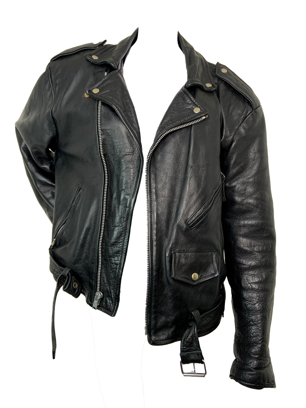 Veste en cuir peinte à la main Tilikum 