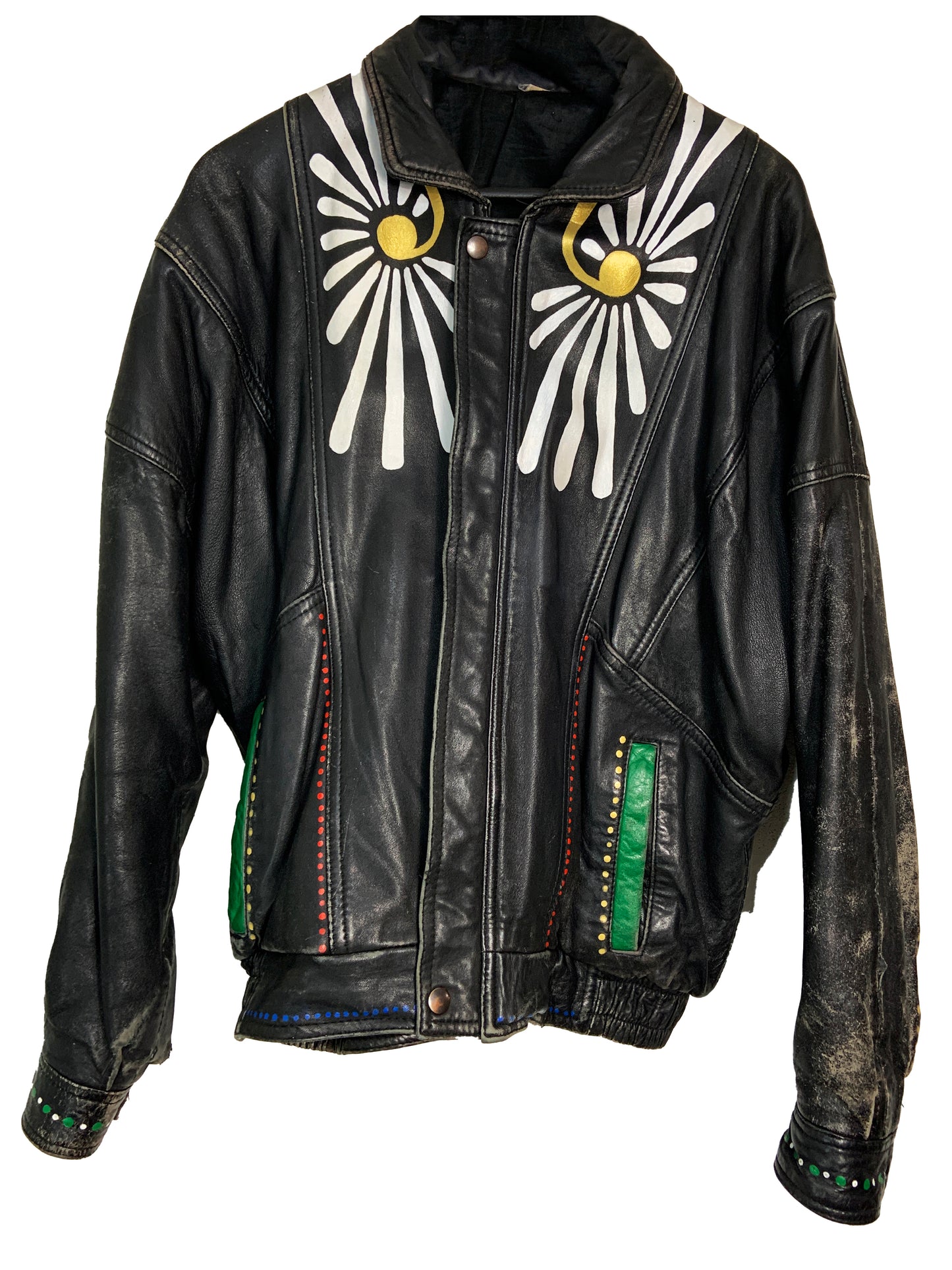 Osiris Handpainted Leather Jacket