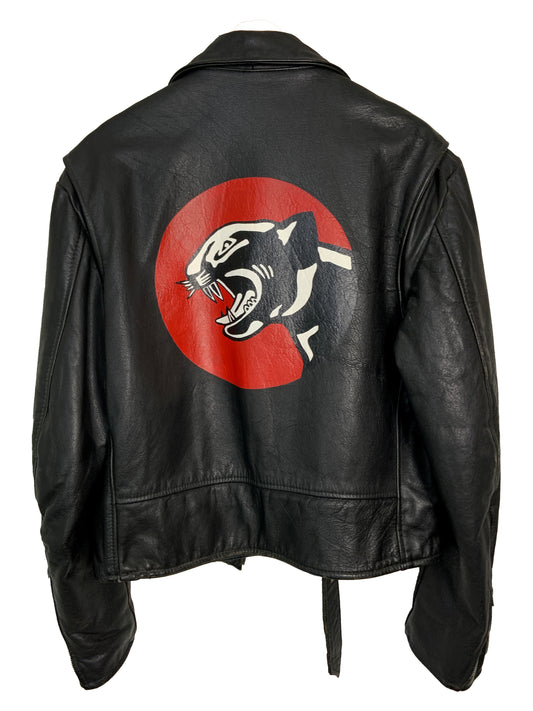 Stalking Puma Handpainted Leather Jacket