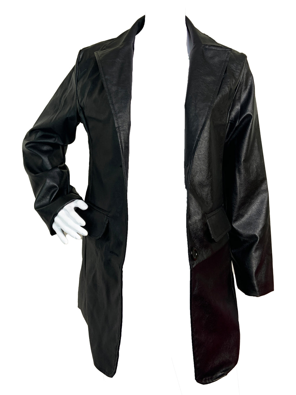 Blazer en cuir vegan tueur 
