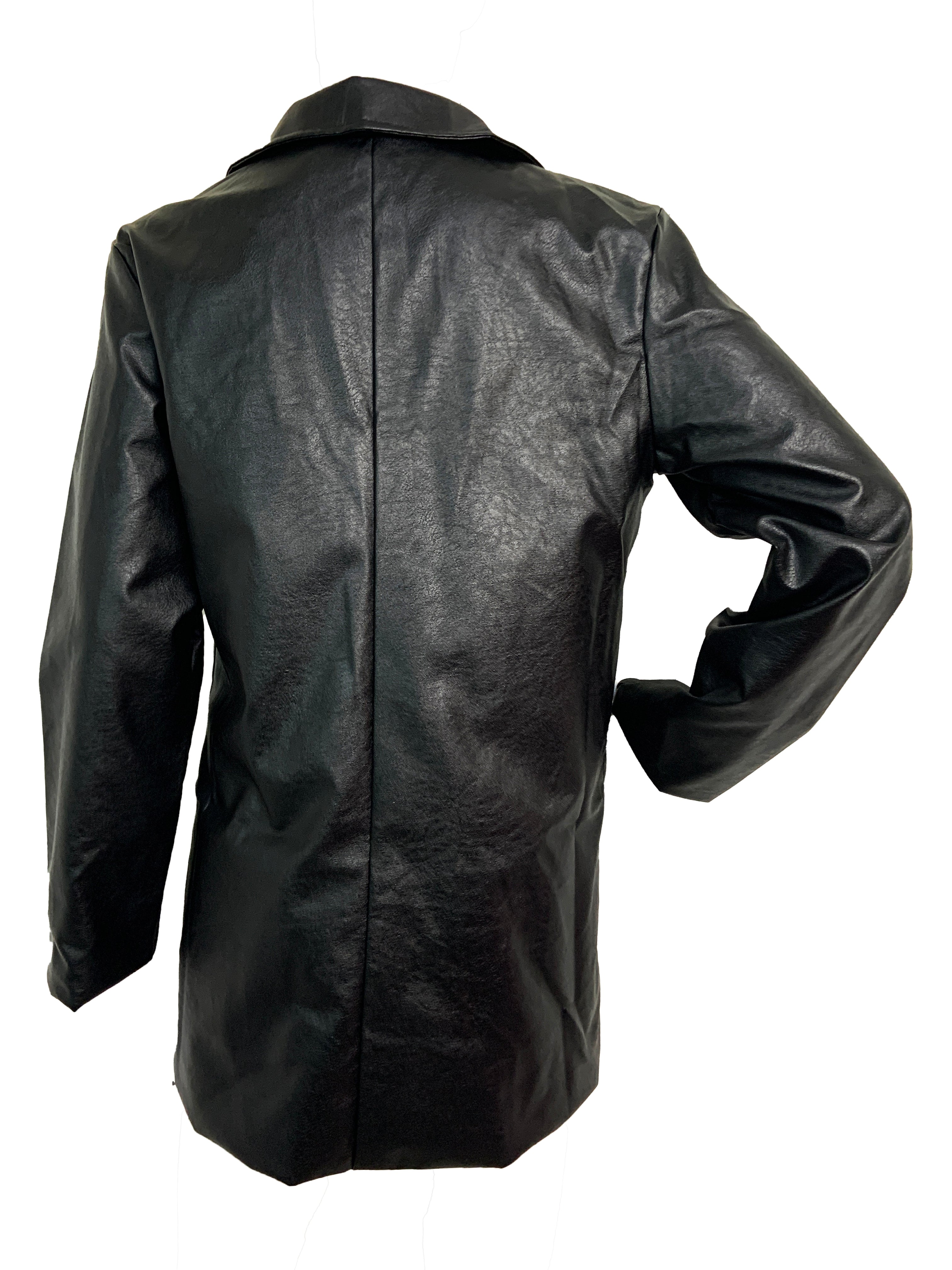 Blazer en cuir vegan tueur 