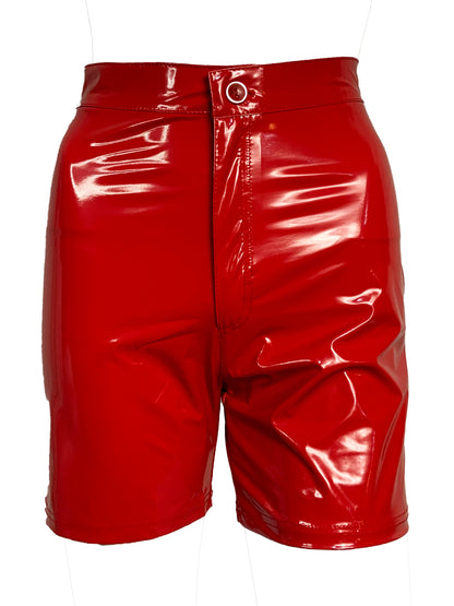 Classified PVC Shorts