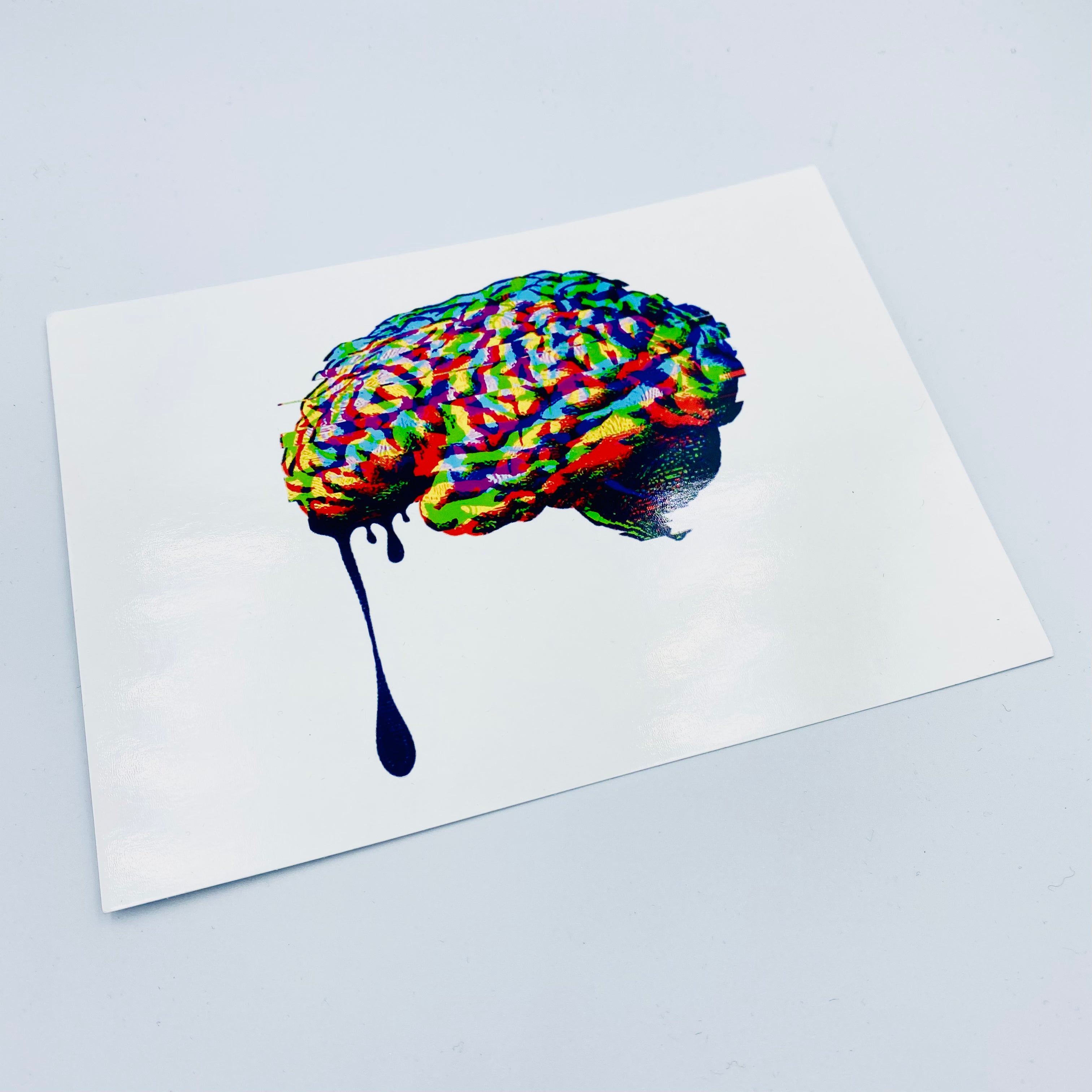 Cerveau dégoulinant, petite impression d'art