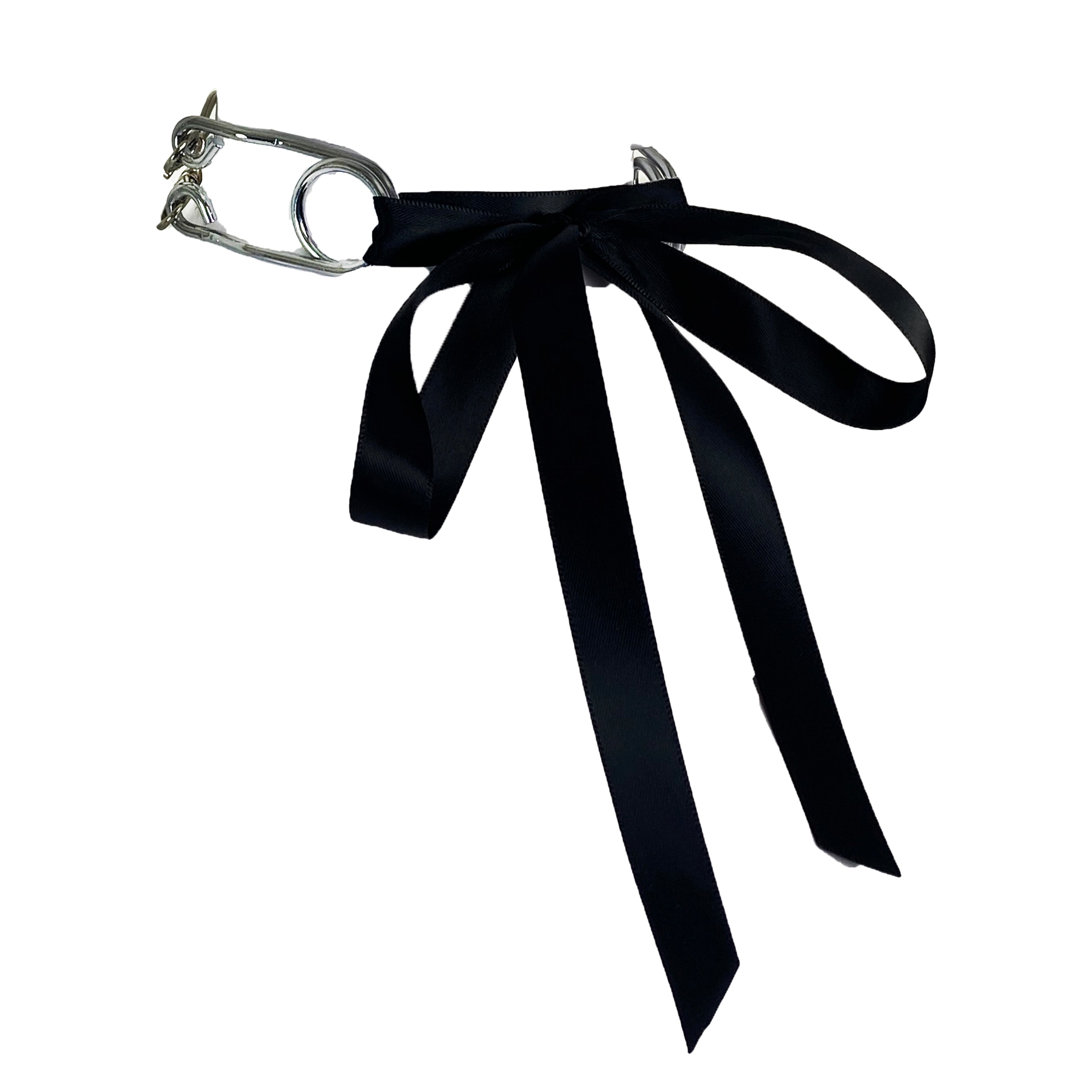 Collier avec chaîne et ruban Lil Bixch