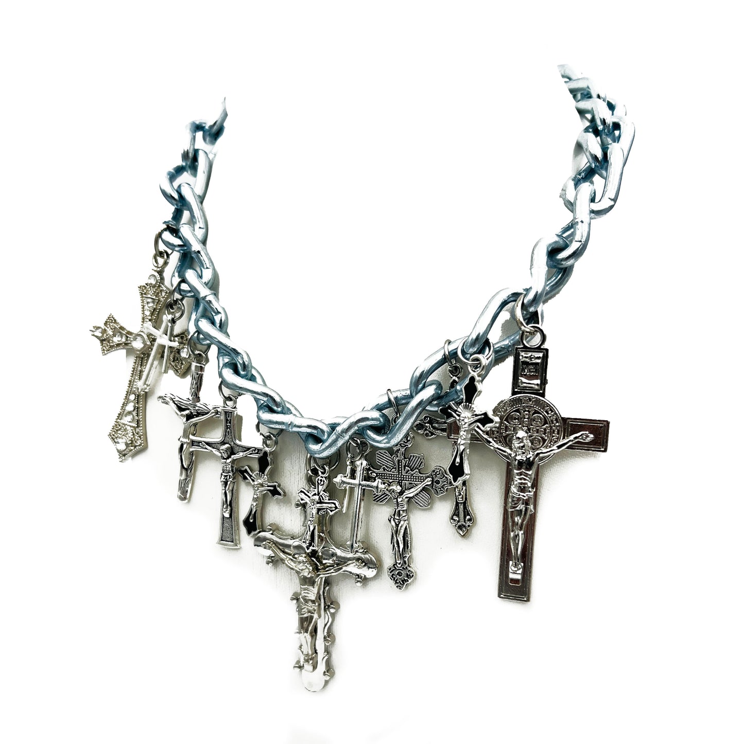 Collier ras du cou avec breloque confession 