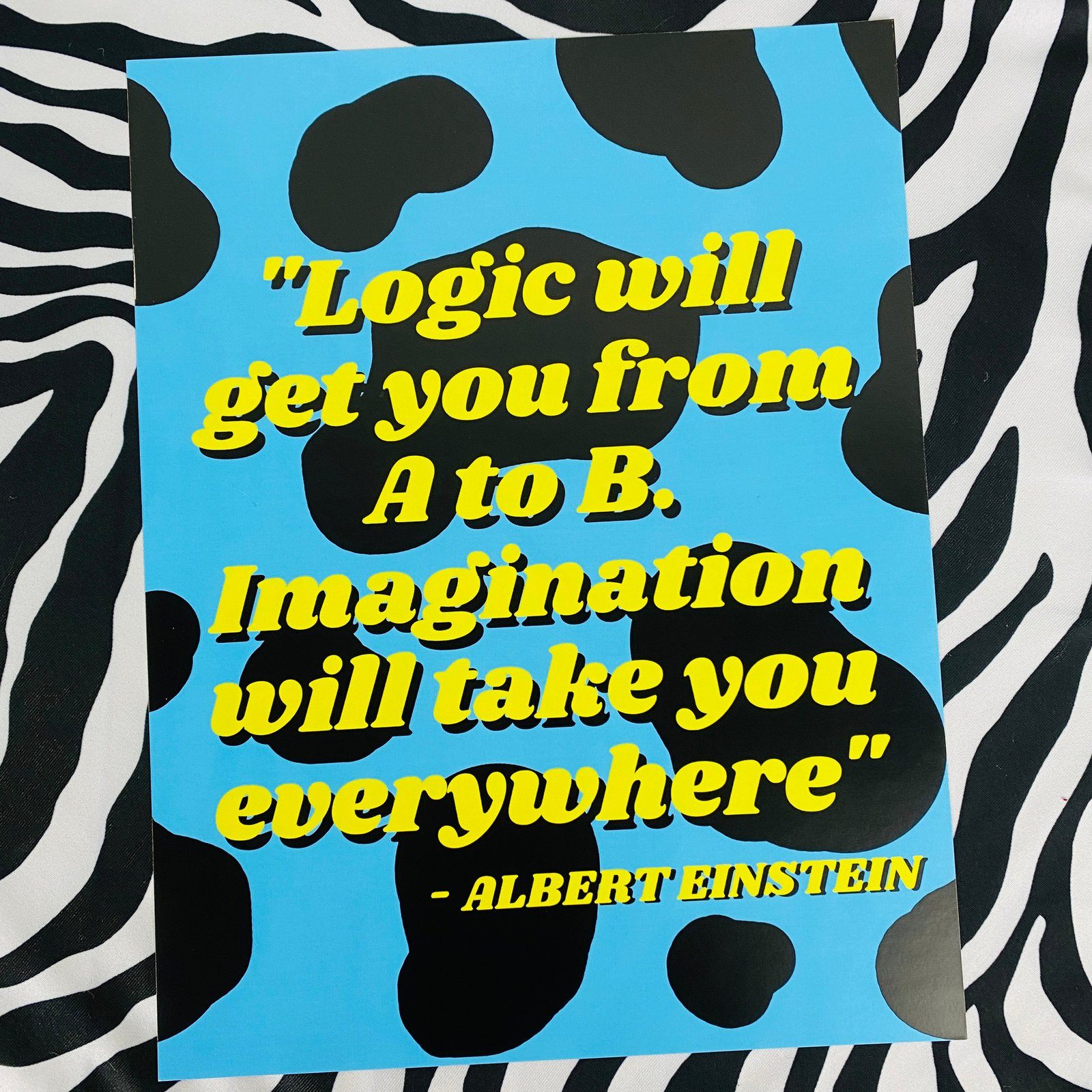 Grande impression d'art sur la logique et l'imagination 