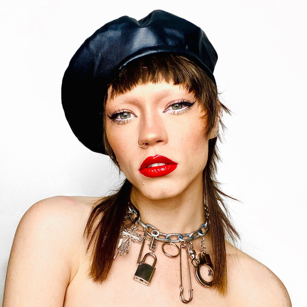 Collier ras du cou à breloques Punk Junk 