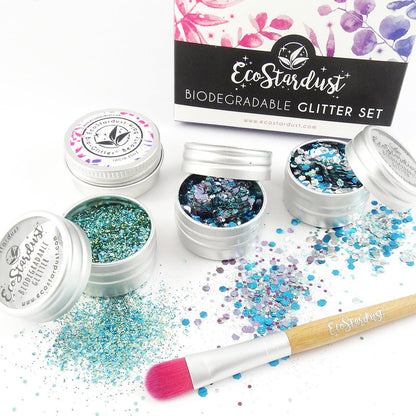 Coffret de paillettes biodégradables sirène 