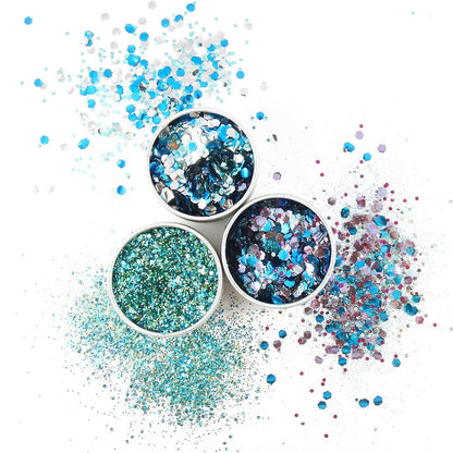 Coffret de paillettes biodégradables sirène 