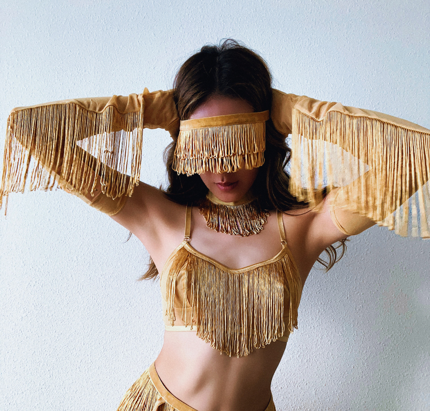 Zazzy Zelda Fringe Blindfold