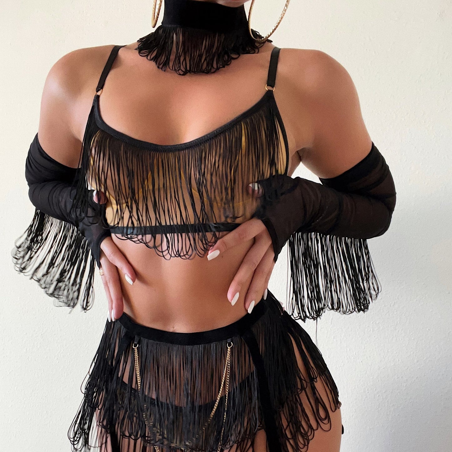 Zazzy Zelda Fringe Bralette